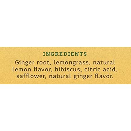 Stash Tea, Lemon Ginger Herbal Tea, 20 Ct