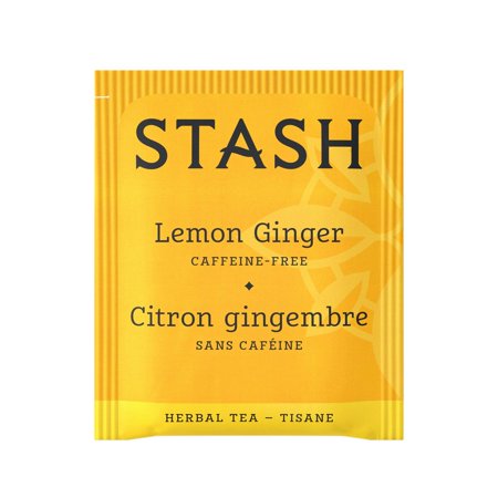 Stash Tea, Lemon Ginger Herbal Tea, 20 Ct